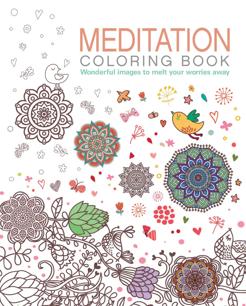 Meditation colouring book