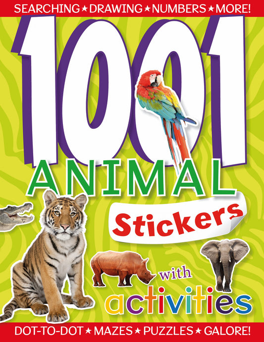 1001 animal sticker with activties