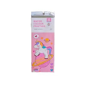 Water colour painting - sweet unicorn