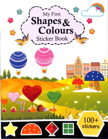 My first Shapes and Colours- sticker book