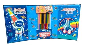 Colouring book set - space