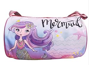 Duffle Bag for Girls (1 pcs) Mermaid Duffle Bag for Kids