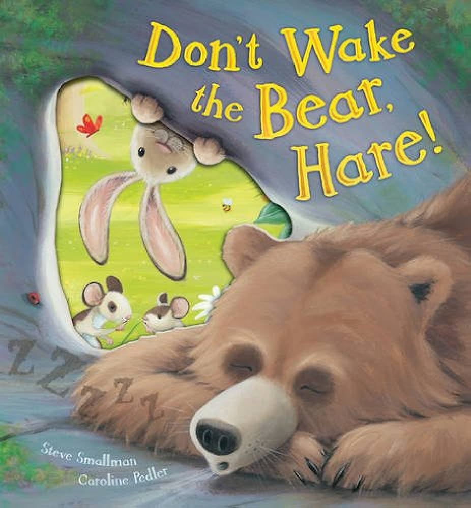 Don't wake the bear, hare !