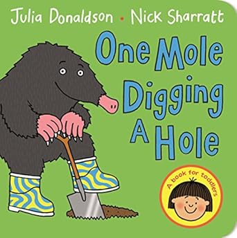 One mole digging a hole