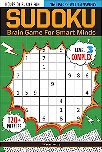 Sudoku brain games for smart Minds- Level 3- Complex