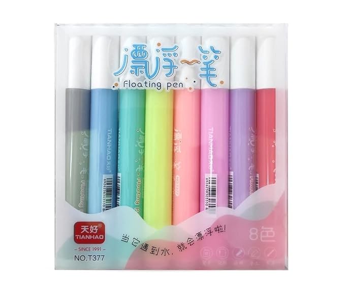 8 Colors Doodle Water Floating Pen