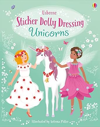 Sticker Dolly Dressing Unicorns