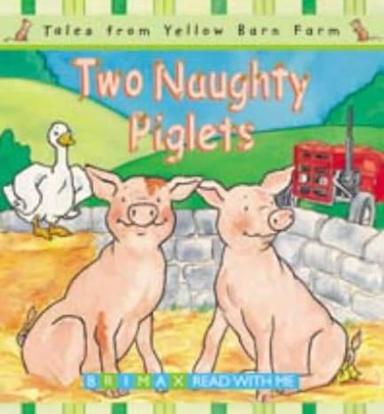 Two  naughty piglets