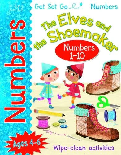 The elves and the shoemaker numbers 1-10- Wipe and clean activities