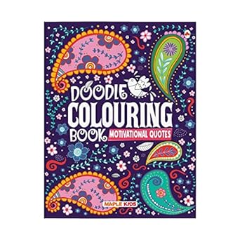 Doodle colouring book