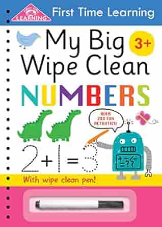 First Time Learning My Big Wipe Clean Numbers