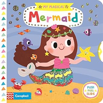 My Magical Mermaid Push Pull Slide Book