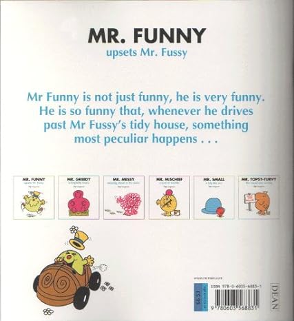 MR. Funny upsets Mr. Fussy