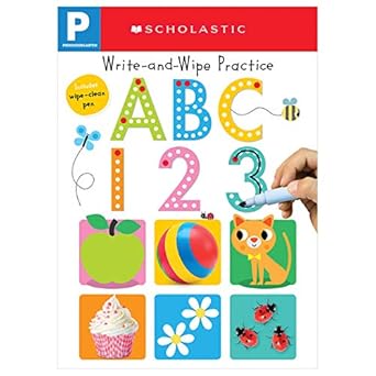 Write and Wipe Practice Flip Book: ABC 123