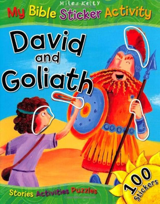 MY BIBLE STICKER ACTIVITY- DAVID AND GOLIATH-100 Stickers