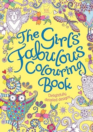 The girls fabulous colouring book