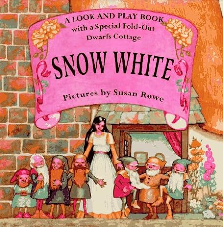 Snow  White A Look And Book special Fold out Dwarfs Cottage