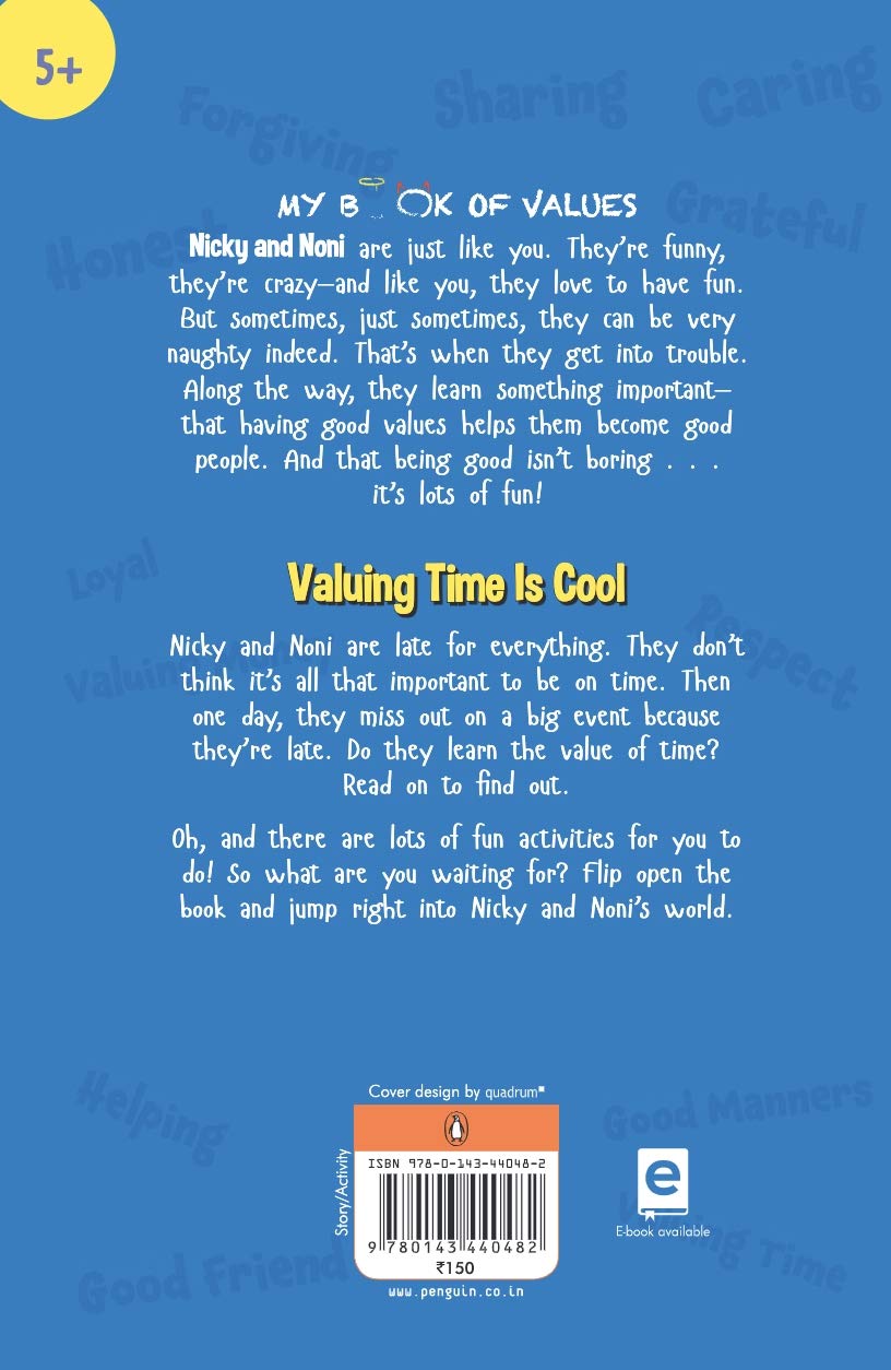 Valuing Time Is Cool (My Book of Values)