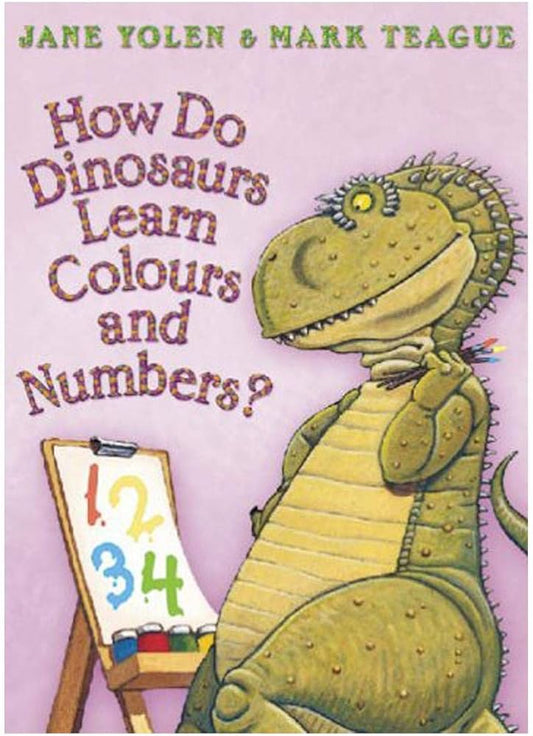 How do dinosaurs learn colours and number