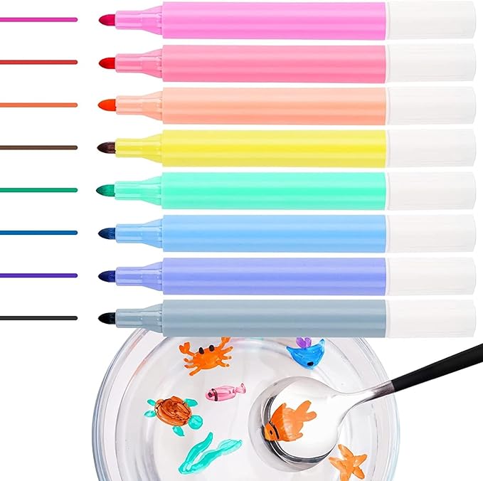 8 Colors Doodle Water Floating Pen