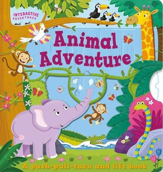 Animal adventure -a push pull turn and lift book