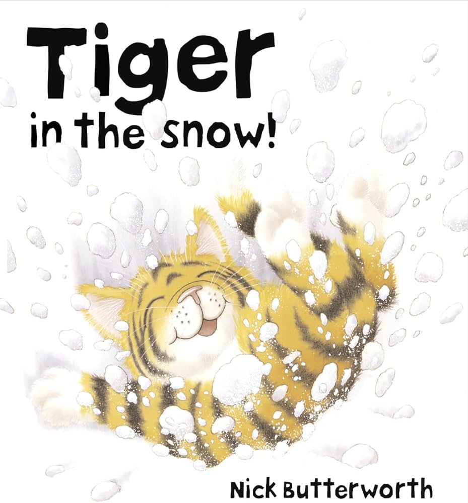 Tiger in the  snow