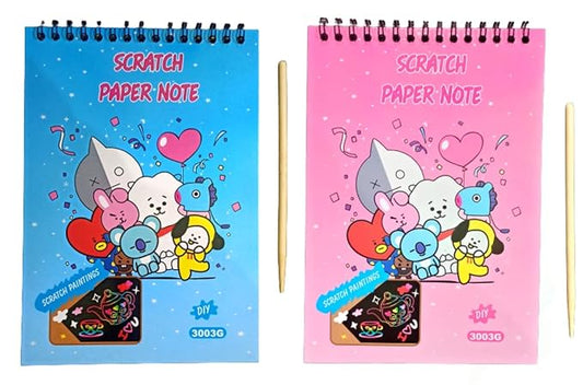 Scratch Paper Note- Set of 2- BTS