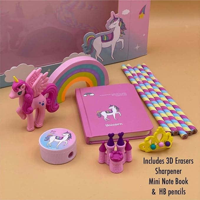 Unicorn writing set