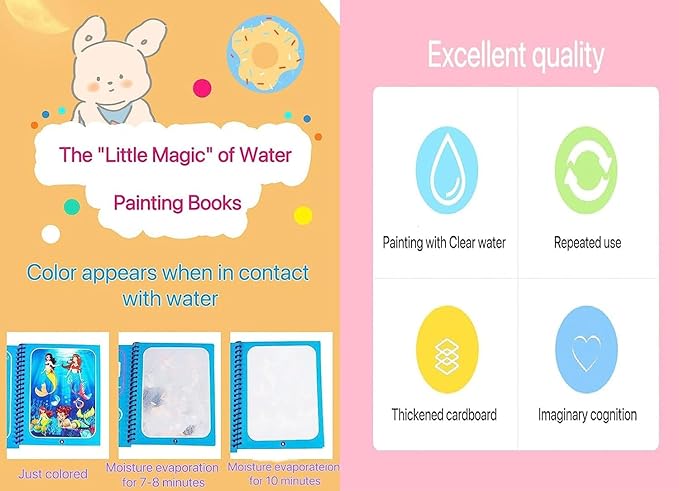 Magic water book - Princess