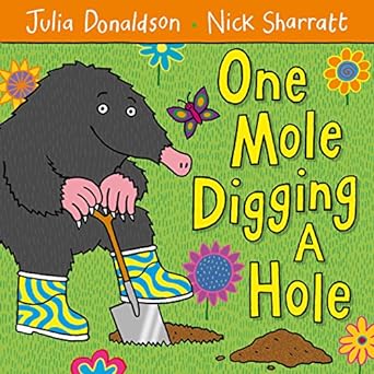 One mole digging a hole