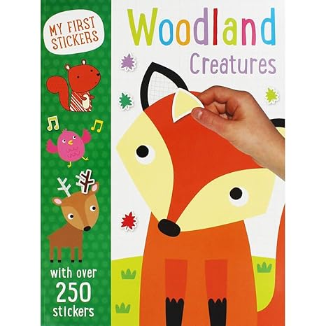 woodland creatures- My first stickers