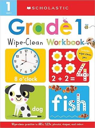 First Grade Wipe-Clean Workbook