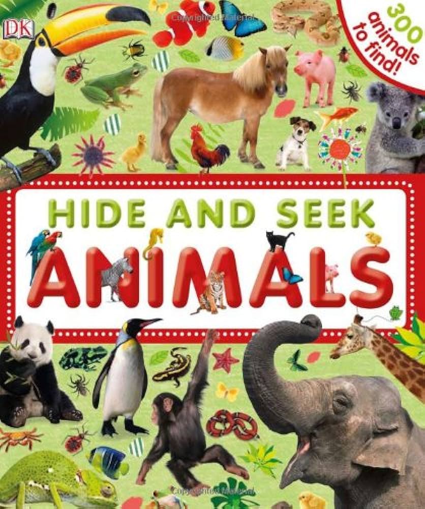 HIDE AND SEEK ANIMALS-300 TO FIND!