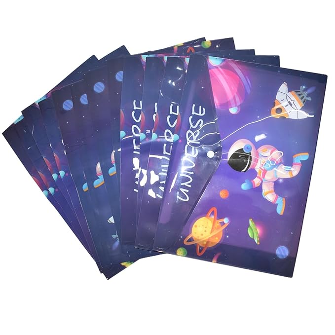 My Clear Folder- Space-(A4 Size)- Pack of 1