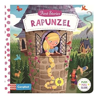 First stories rapunzel Push Pull Slide Book