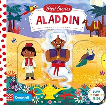 First stories aladdin-  Push Pull Slide Book