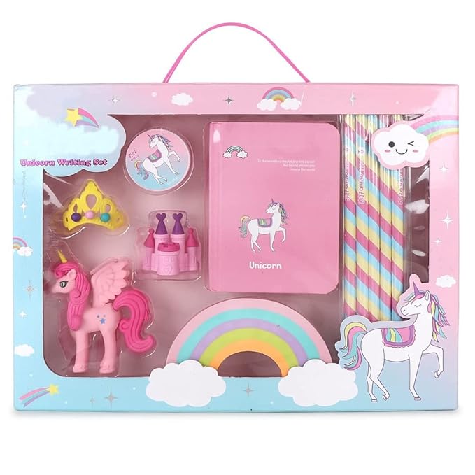 Unicorn writing set