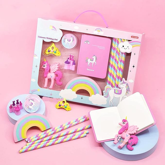 Unicorn writing set