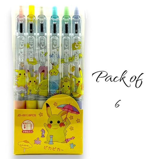 Pikachu- Ball Pens for Writing - Lightweight Ball Pen with Comfortable Grip for Extra Smooth Writing