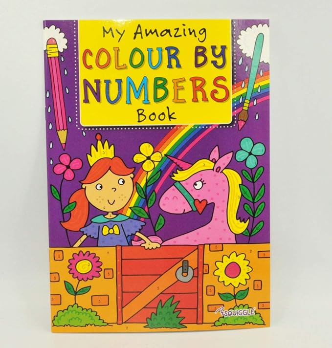 MY AMAZING COLOUR BY NUMBERS BOOK