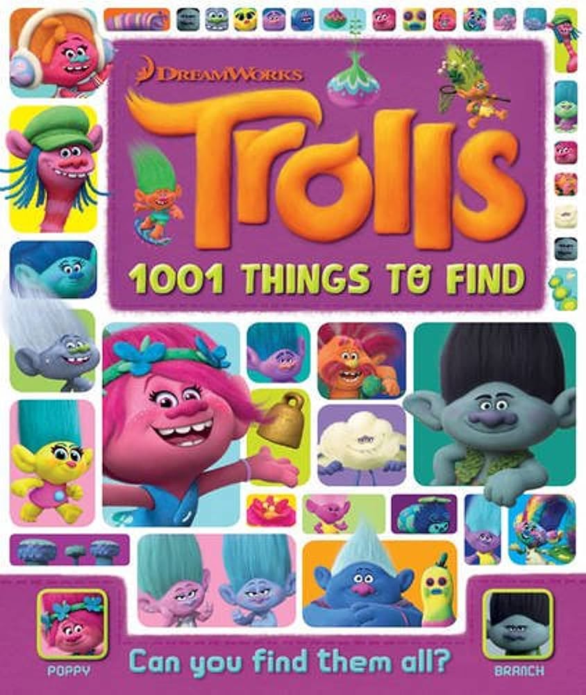 Trolls 1001 things to find