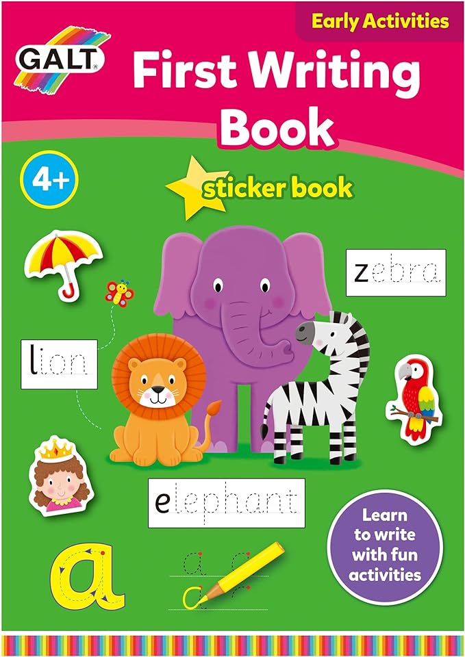 First  writing book- STICKER BOOK