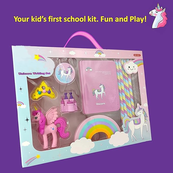 Unicorn writing set