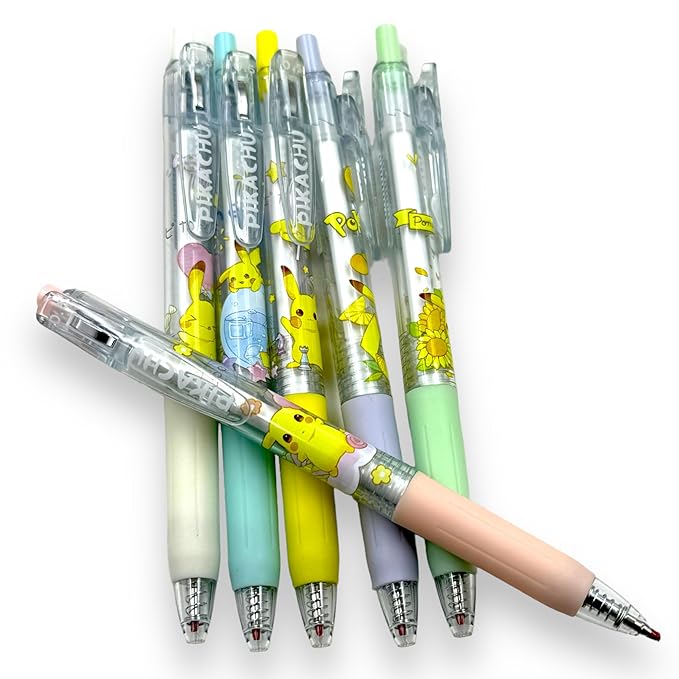 Pikachu- Ball Pens for Writing - Lightweight Ball Pen with Comfortable Grip for Extra Smooth Writing