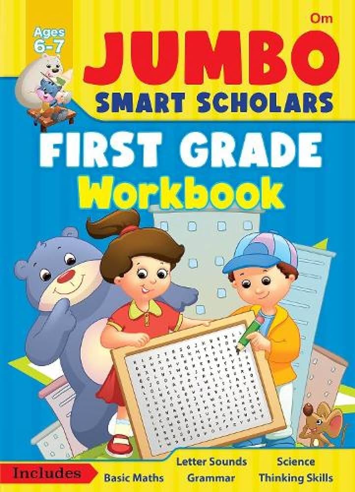 Jumbo smart scholars first grade workbook