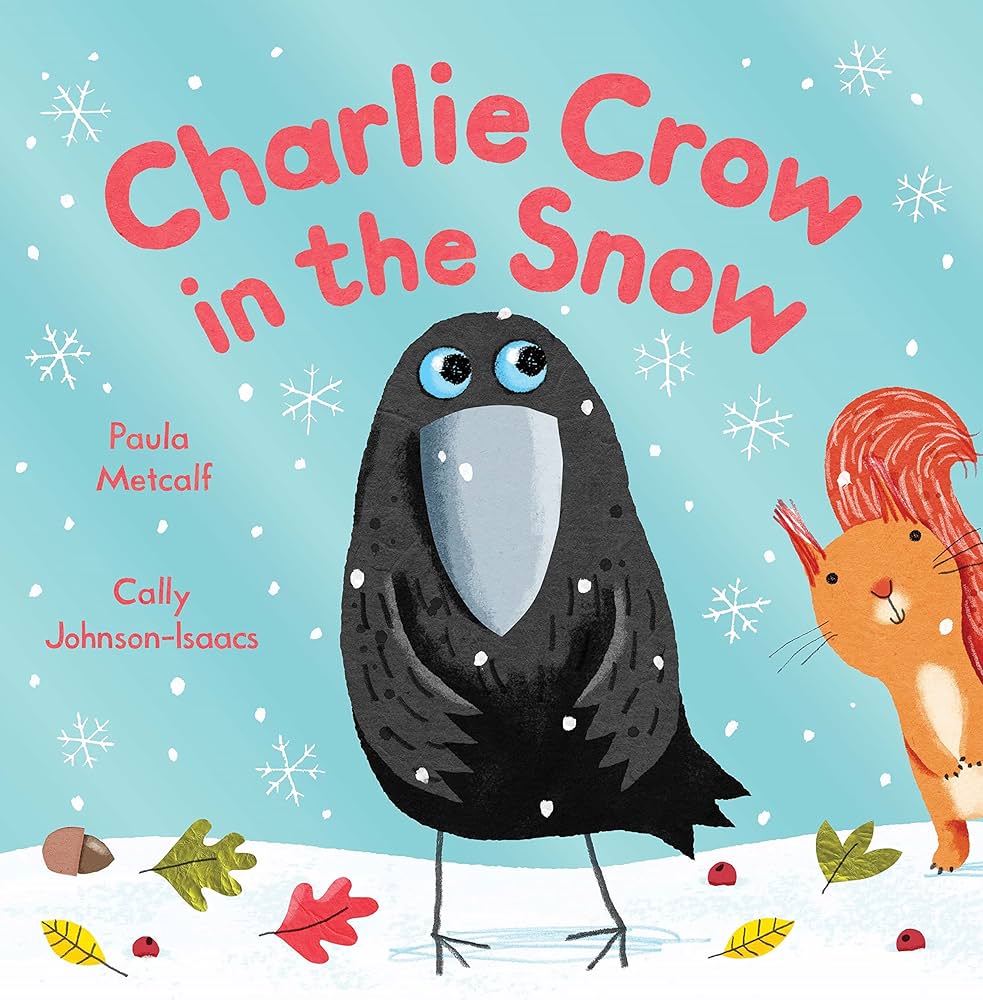 Charlie  crow in the snow