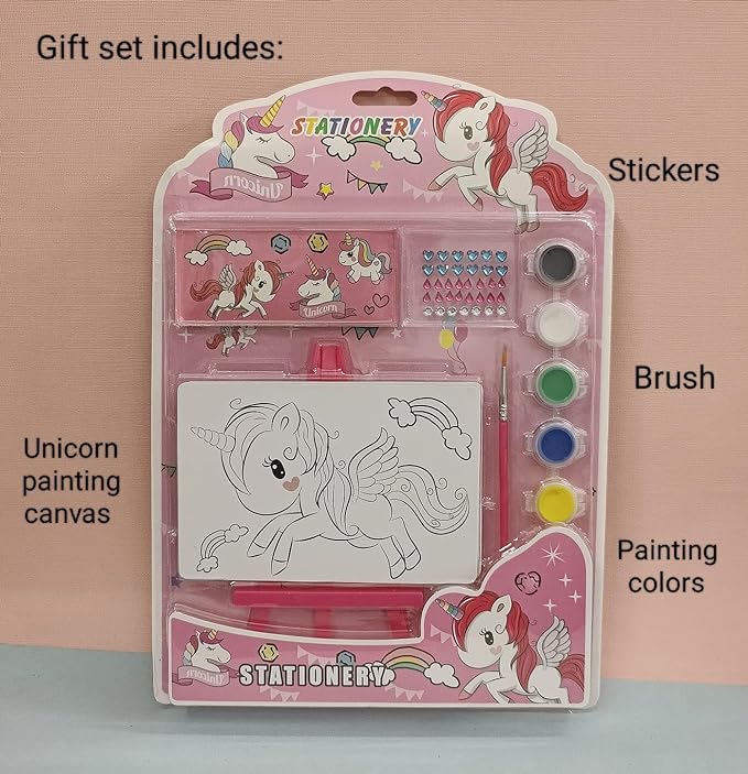 Canvas gift set- Unicorn