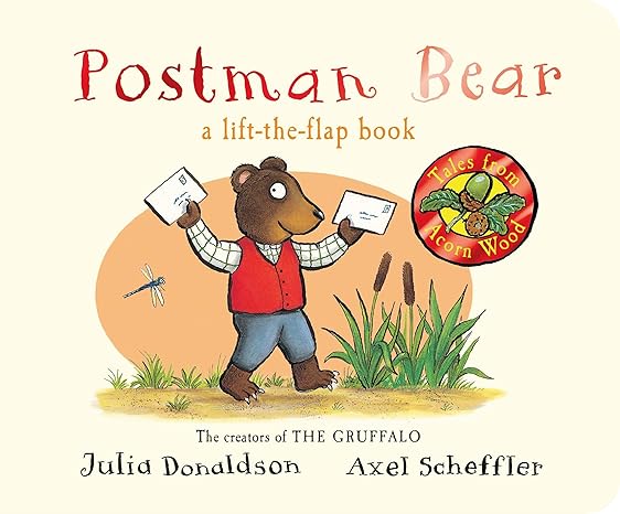 Postman Bear- Lift the flap book