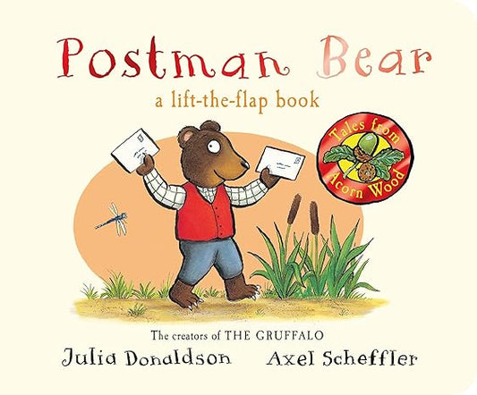 Postman Bear- Lift the flap book