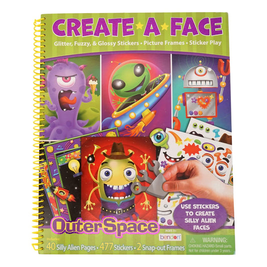 Create a face-Glitter ,fuzzy & glossy stickers picture frames sticker